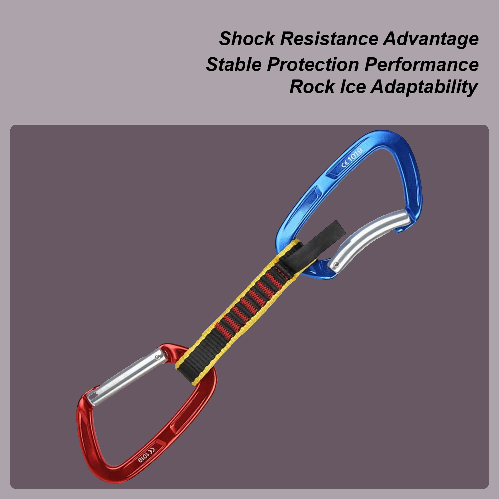 Outdoor Adventure Travel - Quickdraws Climbing Climbing Carabiner Accessories Mountaineering