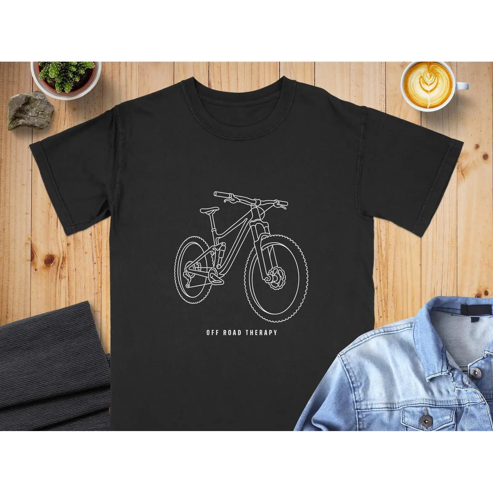 Outdoor Adventure Therapy - Mountain Bike T Shirt Off Road