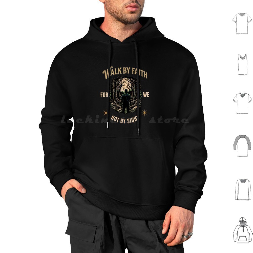Walk By Faith Christian Hoodie - Outdoor Adventure Walks ulasan dan harga