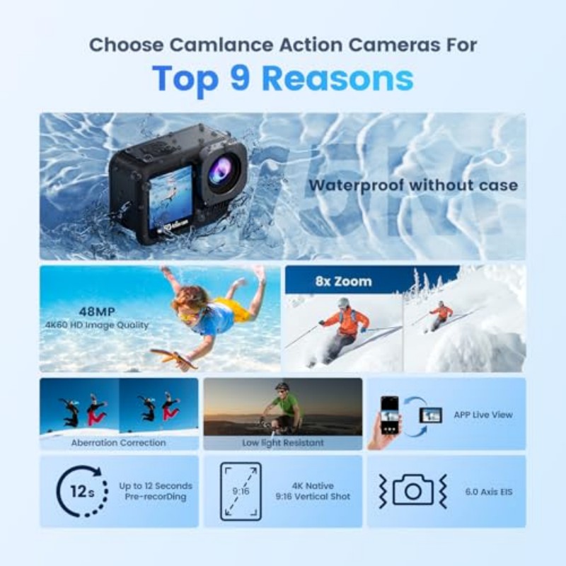 Mini body camera, 2K action ca - Outdoor Adventure Images ulasan dan harga