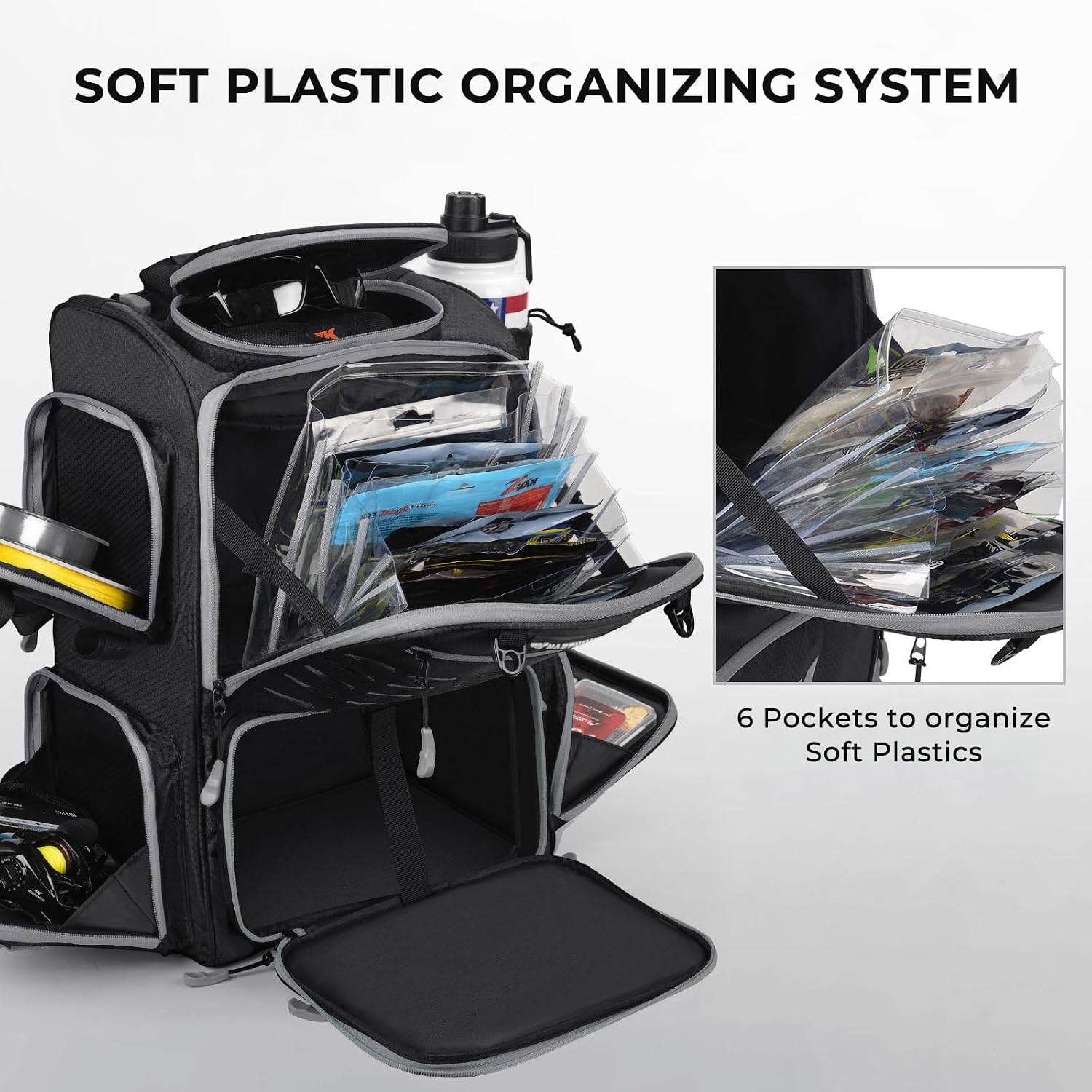 Waterproof Fishing Backpack wi - Outdoor Adventure Images ulasan dan harga
