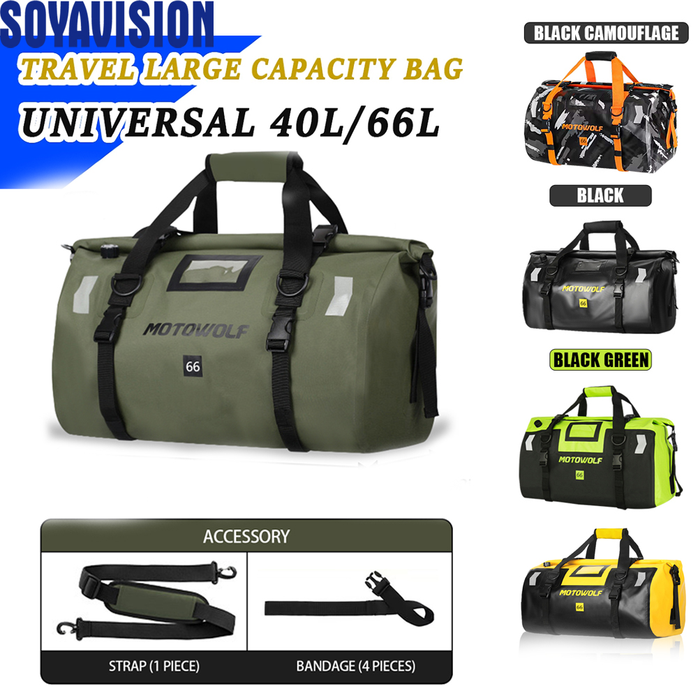 Waterproof Duffel Bag 40L/66L  - Outdoor Adventure Kayak ulasan dan harga