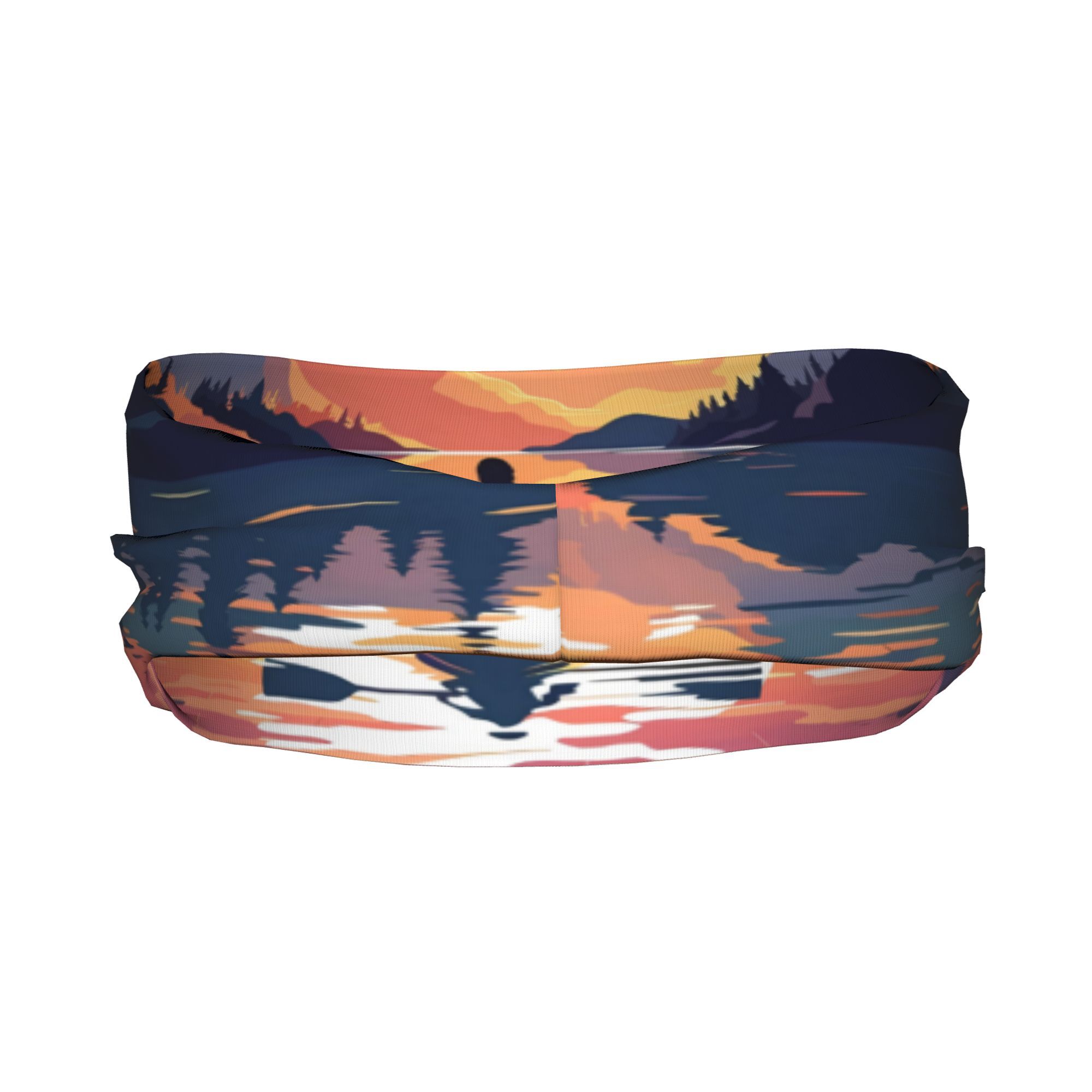 Kayak Sunset Print Headband Wa - Outdoor Adventure Kayak ulasan dan harga