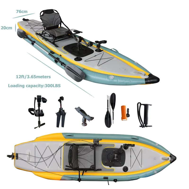 14ft Two-Person Inflatable Ped - Outdoor Adventure Kayak ulasan dan harga