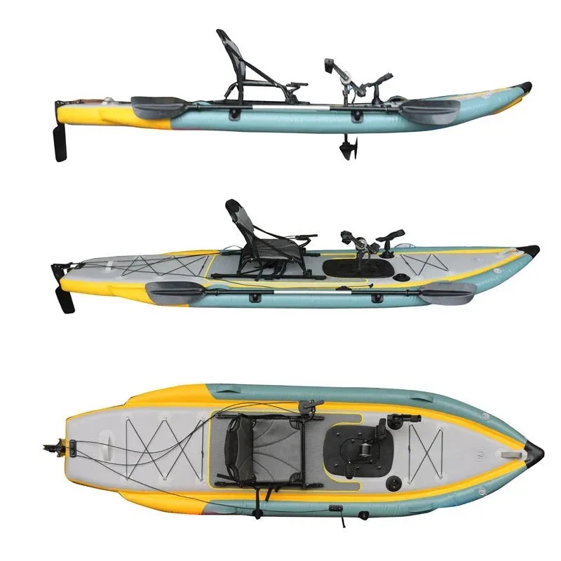 Inflatable 2-Person Pedal Fish - Outdoor Adventure Kayak ulasan dan harga