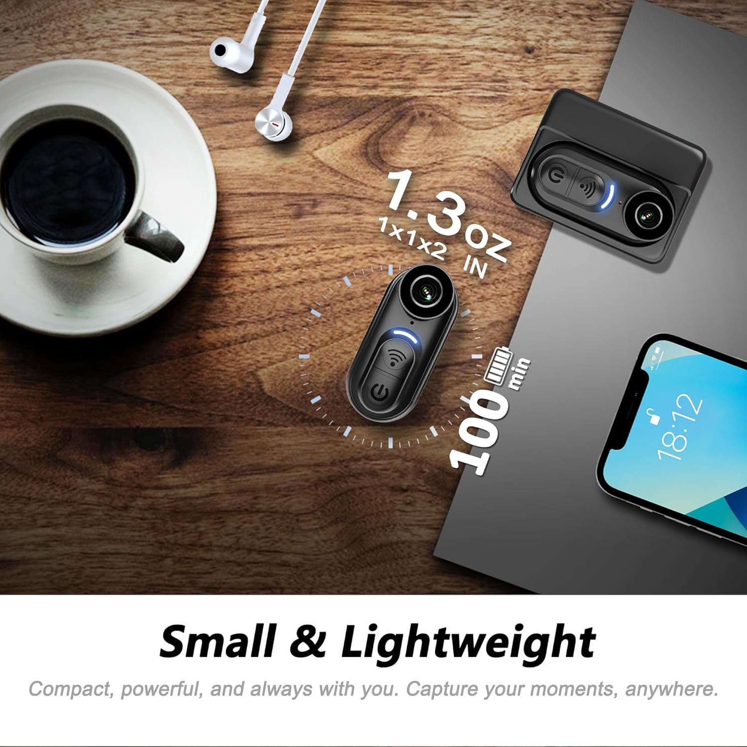 4K Compact Body Camera with 6- - Outdoor Adventure Images ulasan dan harga