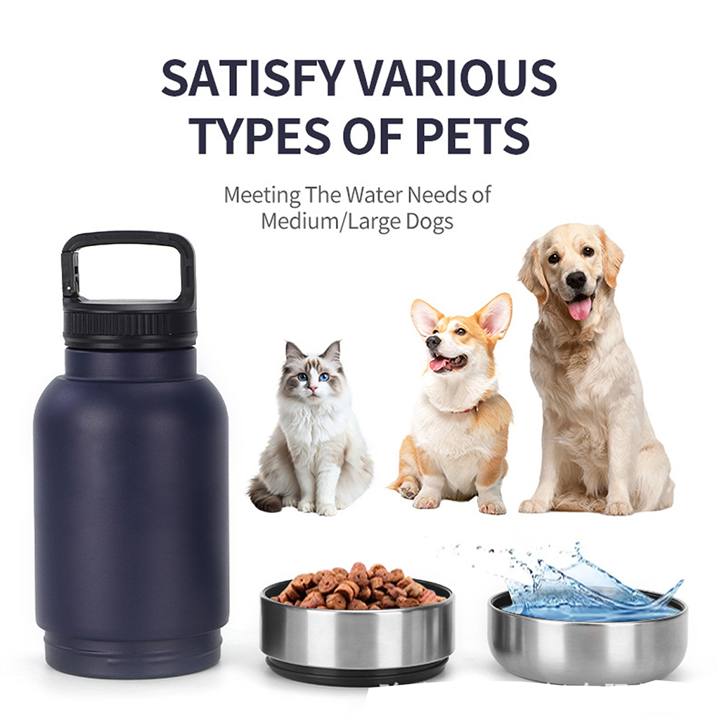 Metal 3 In 1 Dog Travel Water  - Outdoor Adventure Walks ulasan dan harga