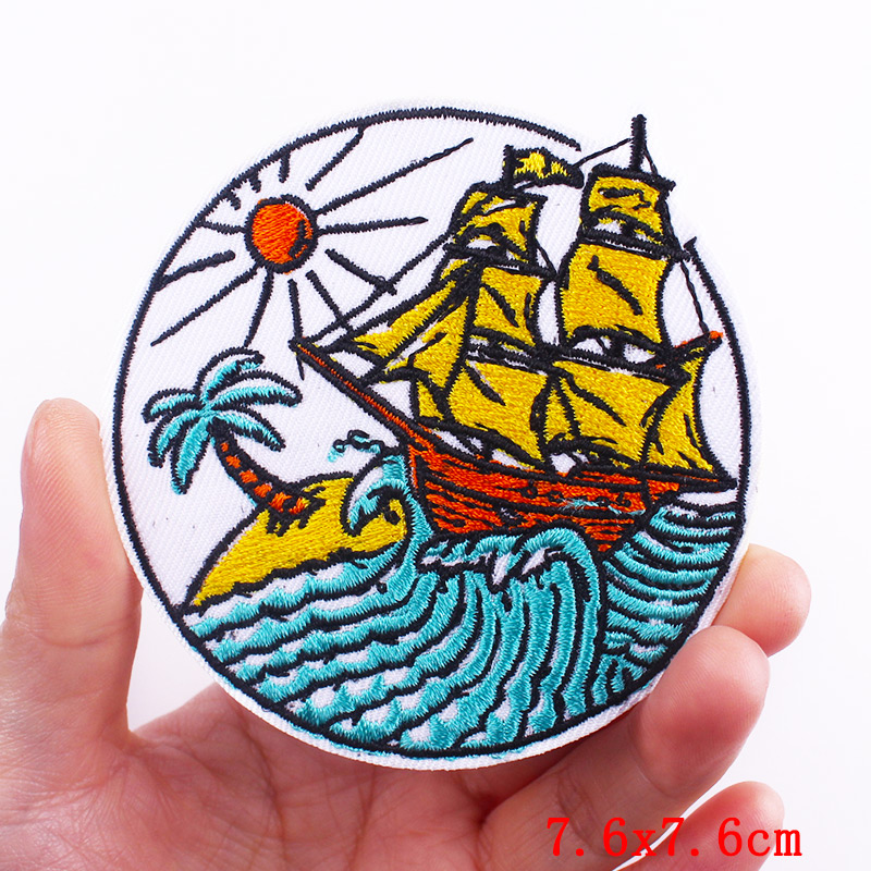 Outdoor Travel Embroidery Patc - Outdoor Adventures Clothing ulasan dan harga