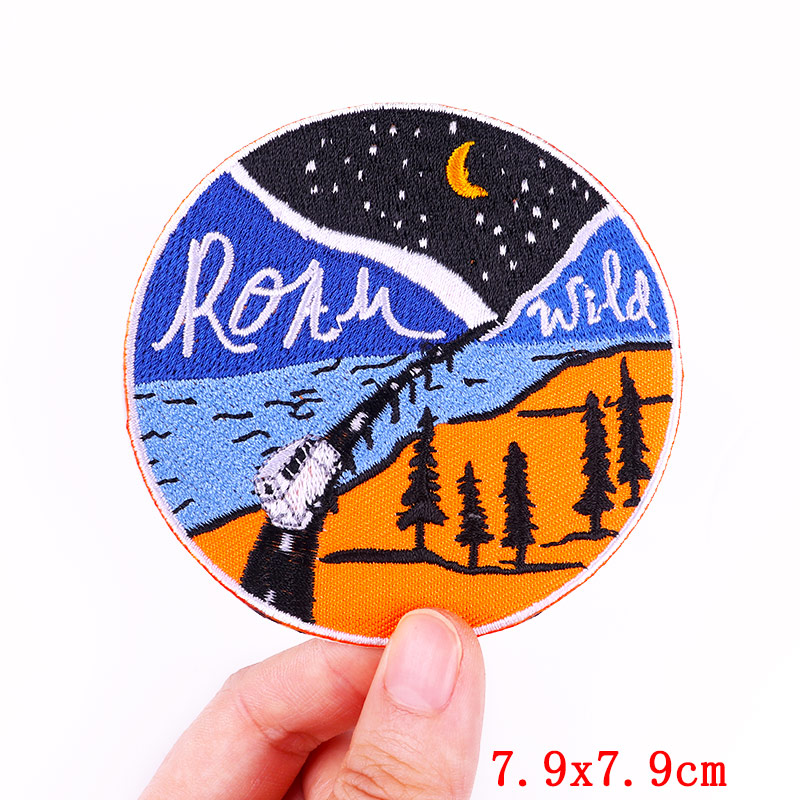 Outdoor Travel Embroidery Patc - Outdoor Adventures Clothing ulasan dan harga